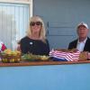 Kelly and Larry at the bar. 
